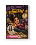Resolutions? Starting Tomorrow – AI Face Card