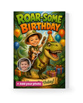 Roar-some Birthday – AI Face Card