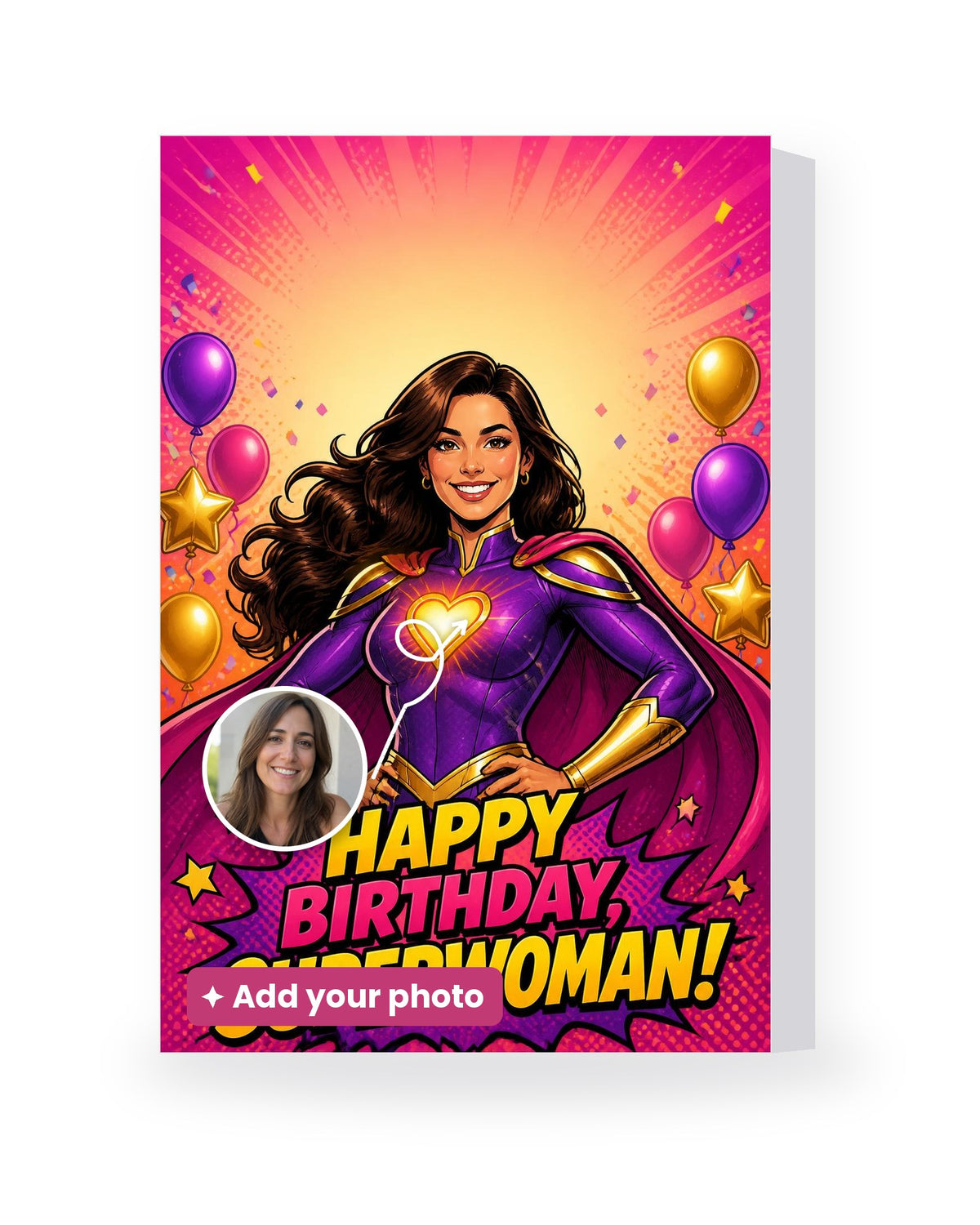 Superwoman – AI Face Card