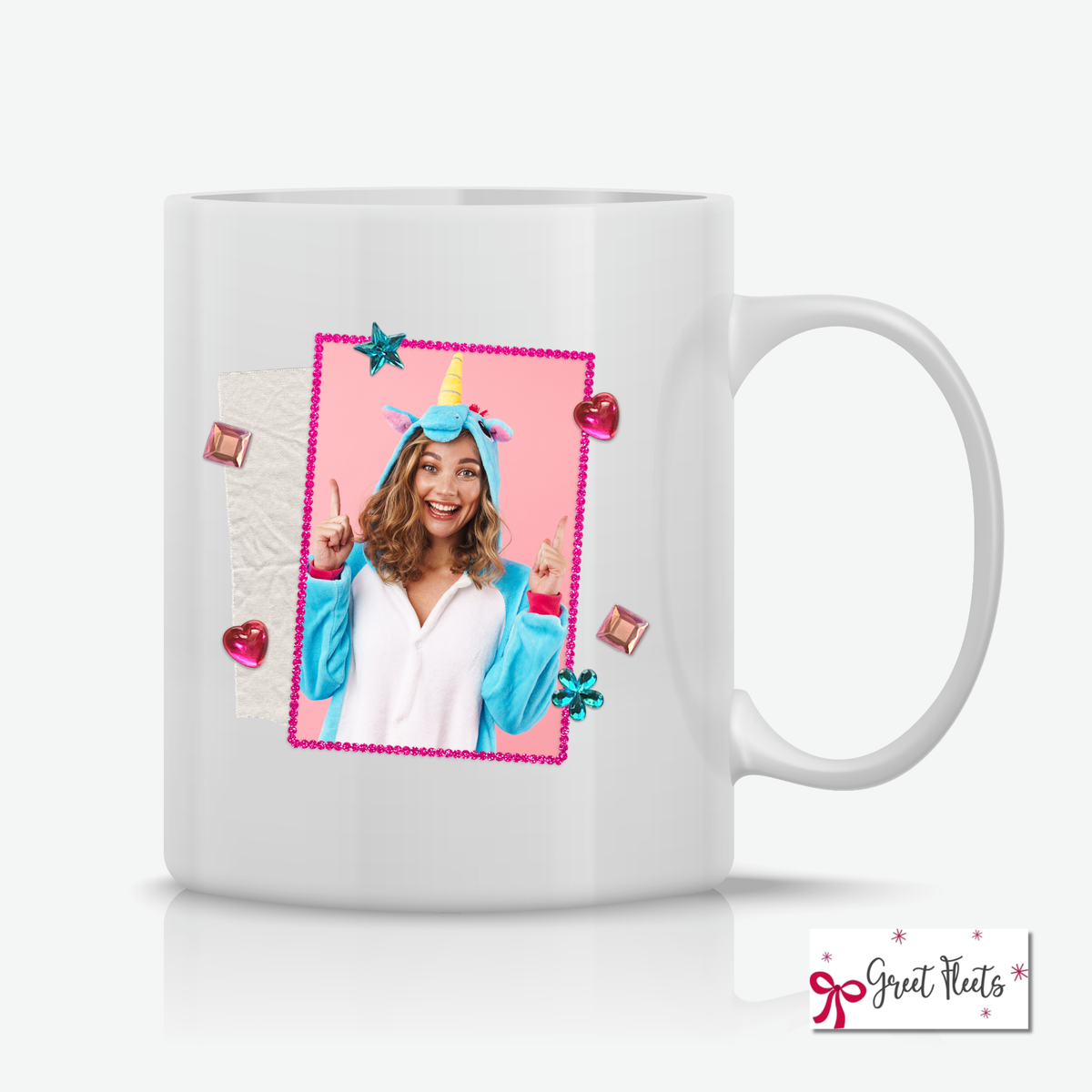 Unicorn & Sparkle Photo Frame Mug