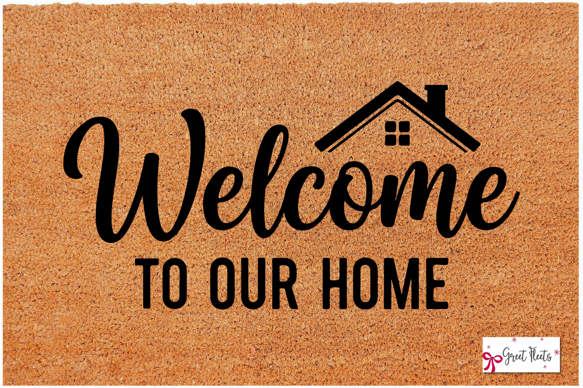 Welcome to Our Home Doormat