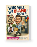 Who Will We Blame Now? – AI Face Card