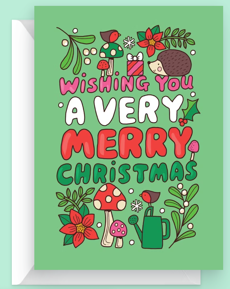 Nature's Nestle Christmas card