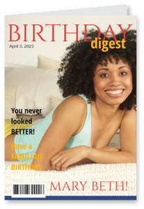 Birthday Digest Magazine Cover