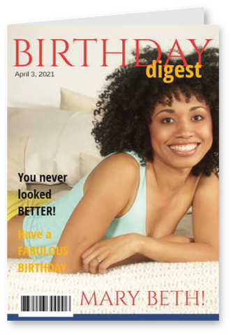 Birthday Digest Magazine Cover