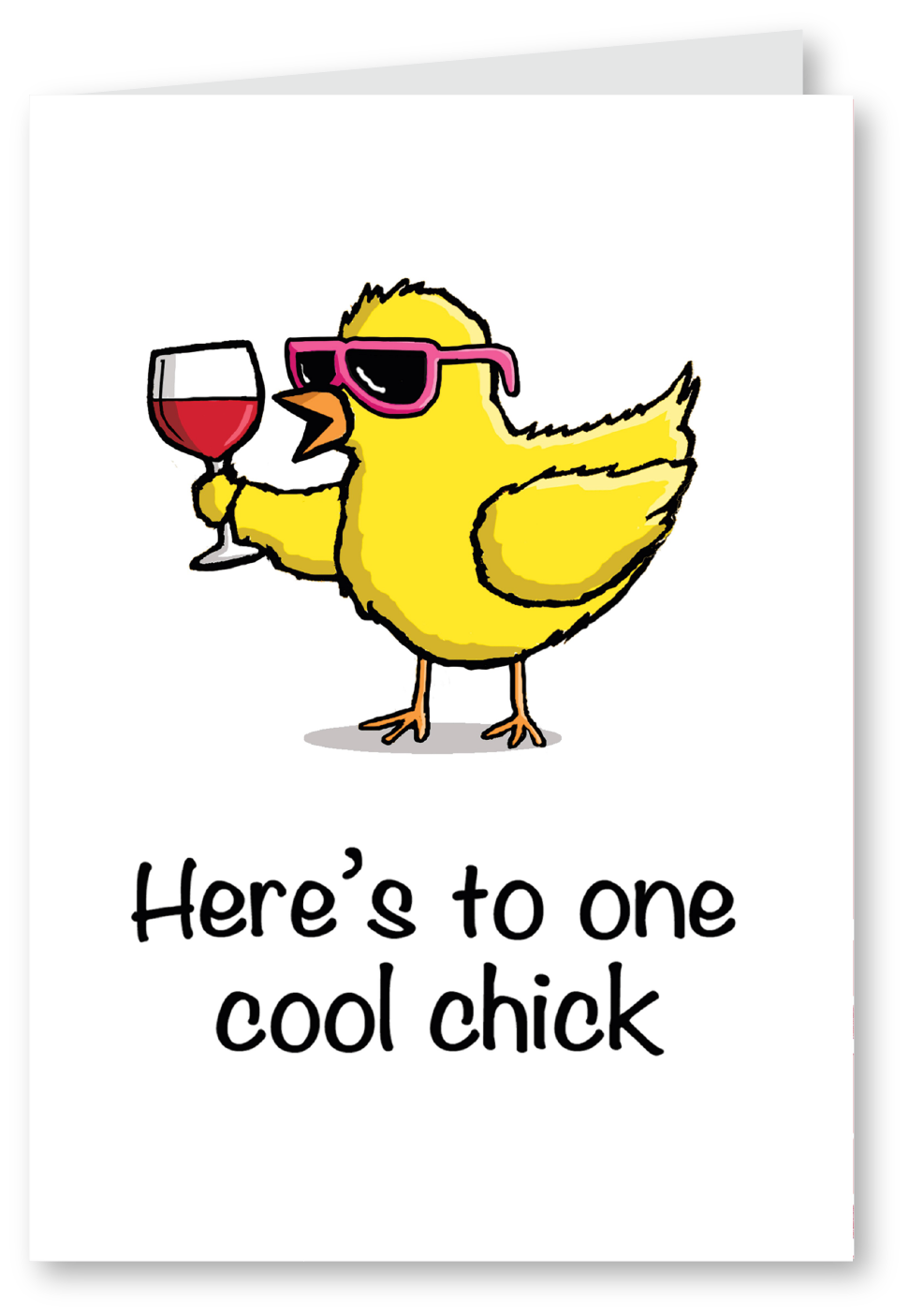 Here's to one cool chick