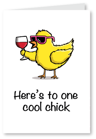 Here's to one cool chick