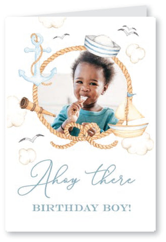 Little Watercolor Sailor - Birthday Card