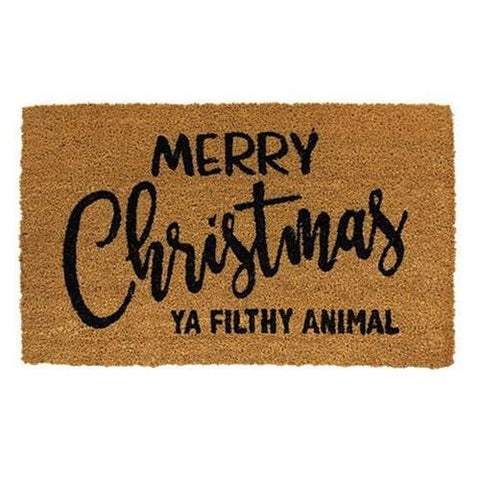 Filthy Animal Christmas Doormat