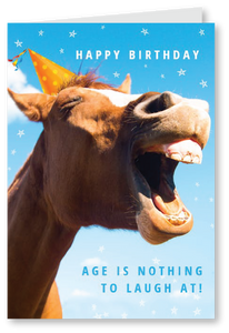 Nothing to laugh at - Birthday Card