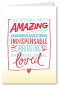 A Great Brother - Birtthday Card