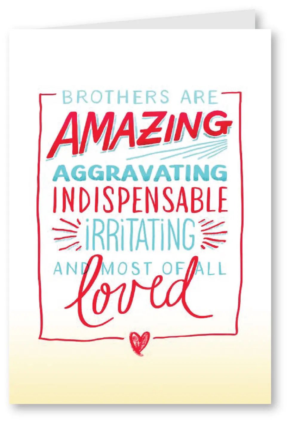A Great Brother - Birtthday Card