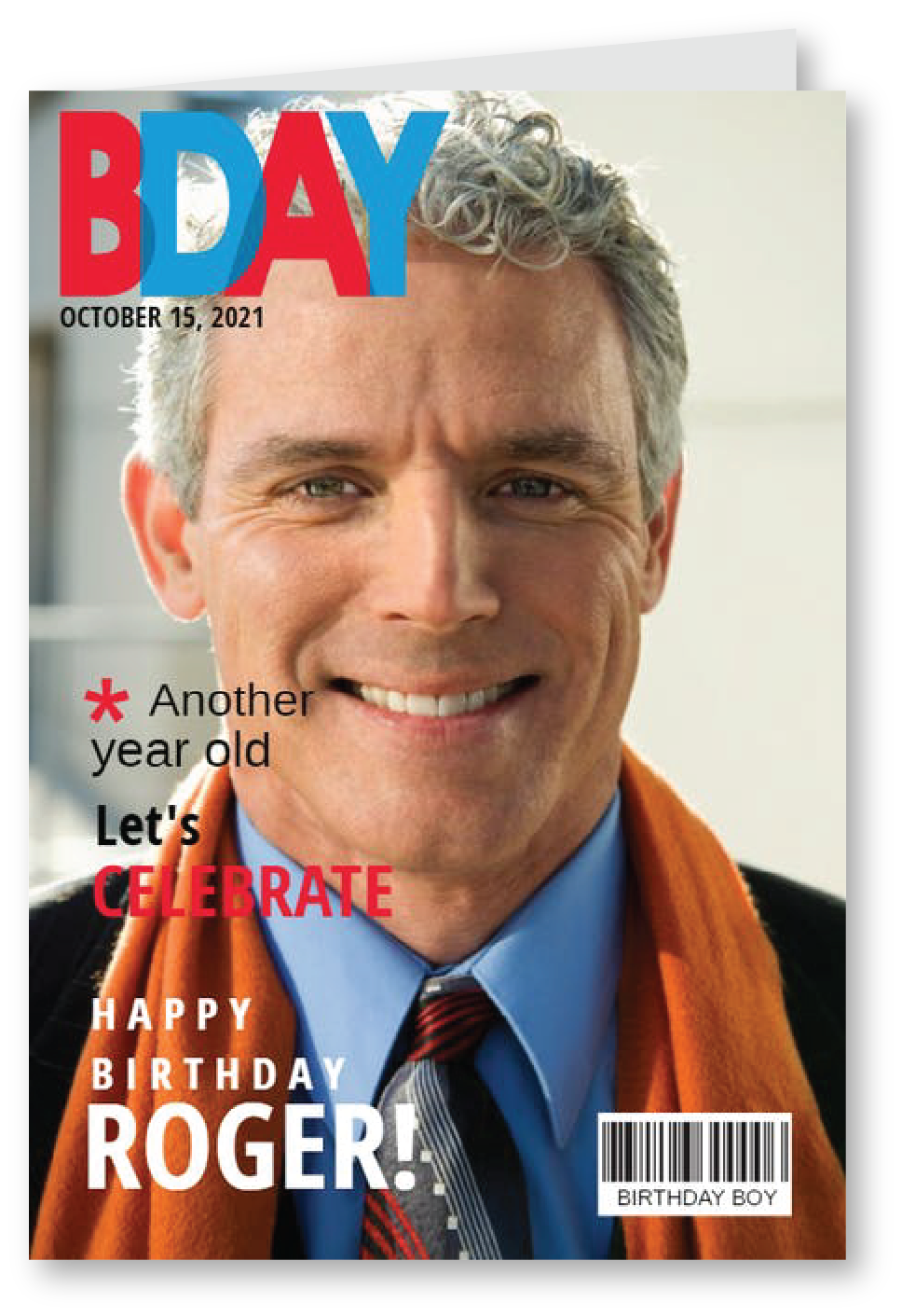 Magazine Cover - Birthday Card