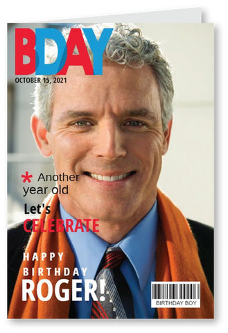 Magazine Cover - Birthday Card