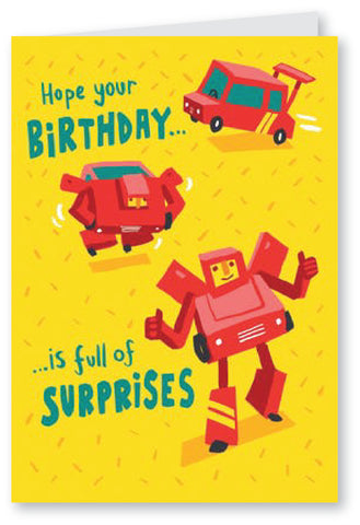 Birthday robot - Birthday Card