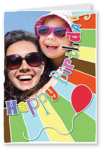 Birthday Stripes - Birthday Card