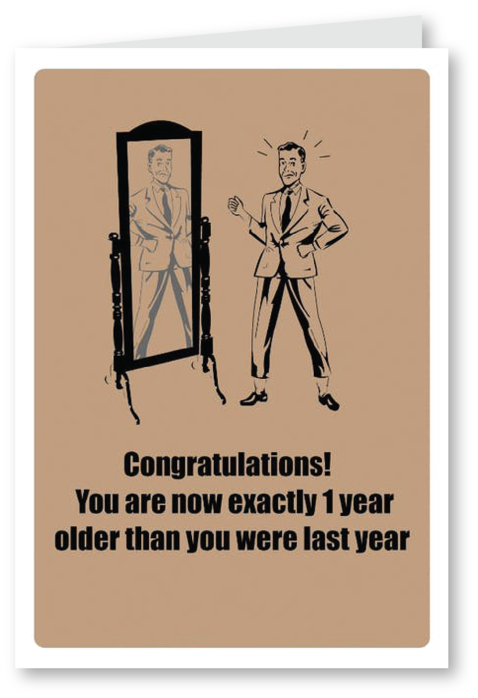 one-year-older-Birthday Card