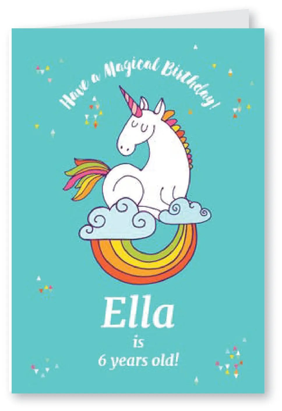 Unicorn Dreams - Birthday Card