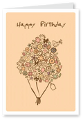 Happy Birthday Bouquet - Birthday Card