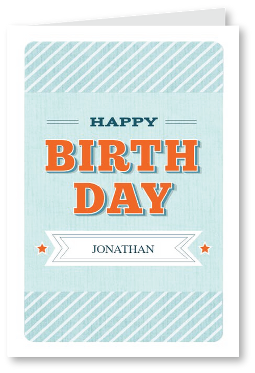 Casual Son -Birthday Card