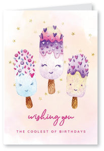 Happy popsicles - Birthday Card