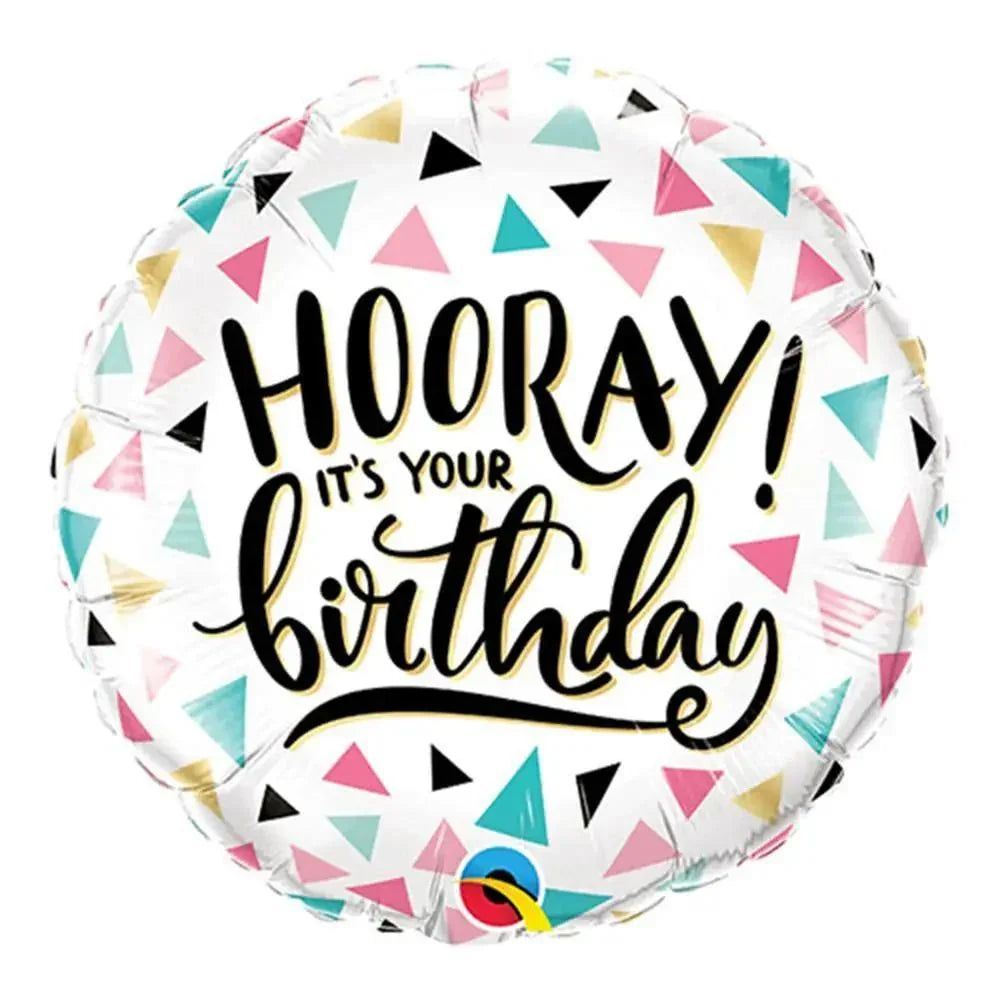 Hooray It's your birthday Helium Balloon