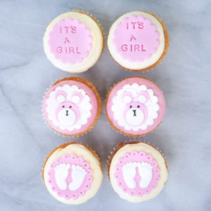 IT’S A GIRL CUPCAKES