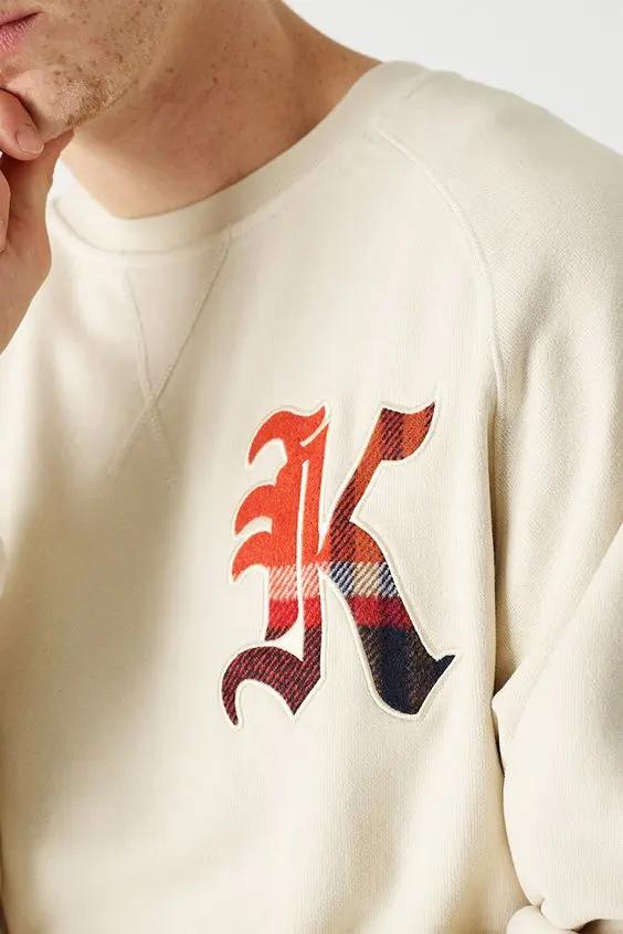Name Initial Alphabet Sweat Shirt