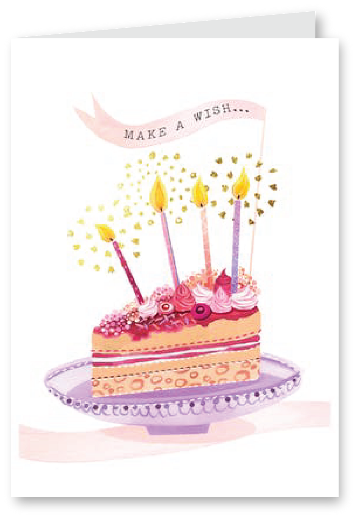 Tasty piece of cake - Birthday Card