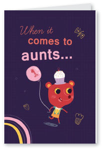 For No.1 Aunt - Birthday Card