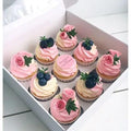 Pink Baby Rose Berries Cupcakes | Custom Cupcakes Dubai – GreetFleets UAE