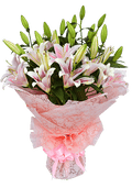 Pink Lily Bouquet