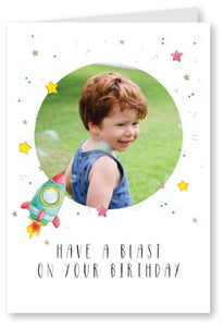 Rocket - Birthday Card