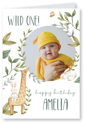 Sweet Animal - Birthday Card