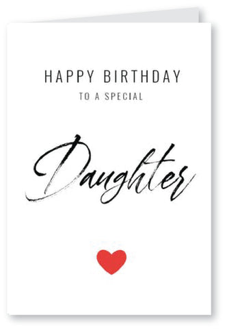 To -a-special-daughter Birthday Card