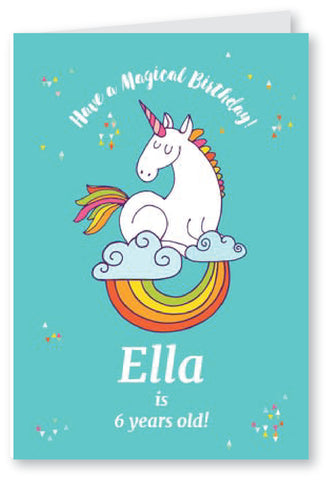 Unicorn Dreams - Birthday Card