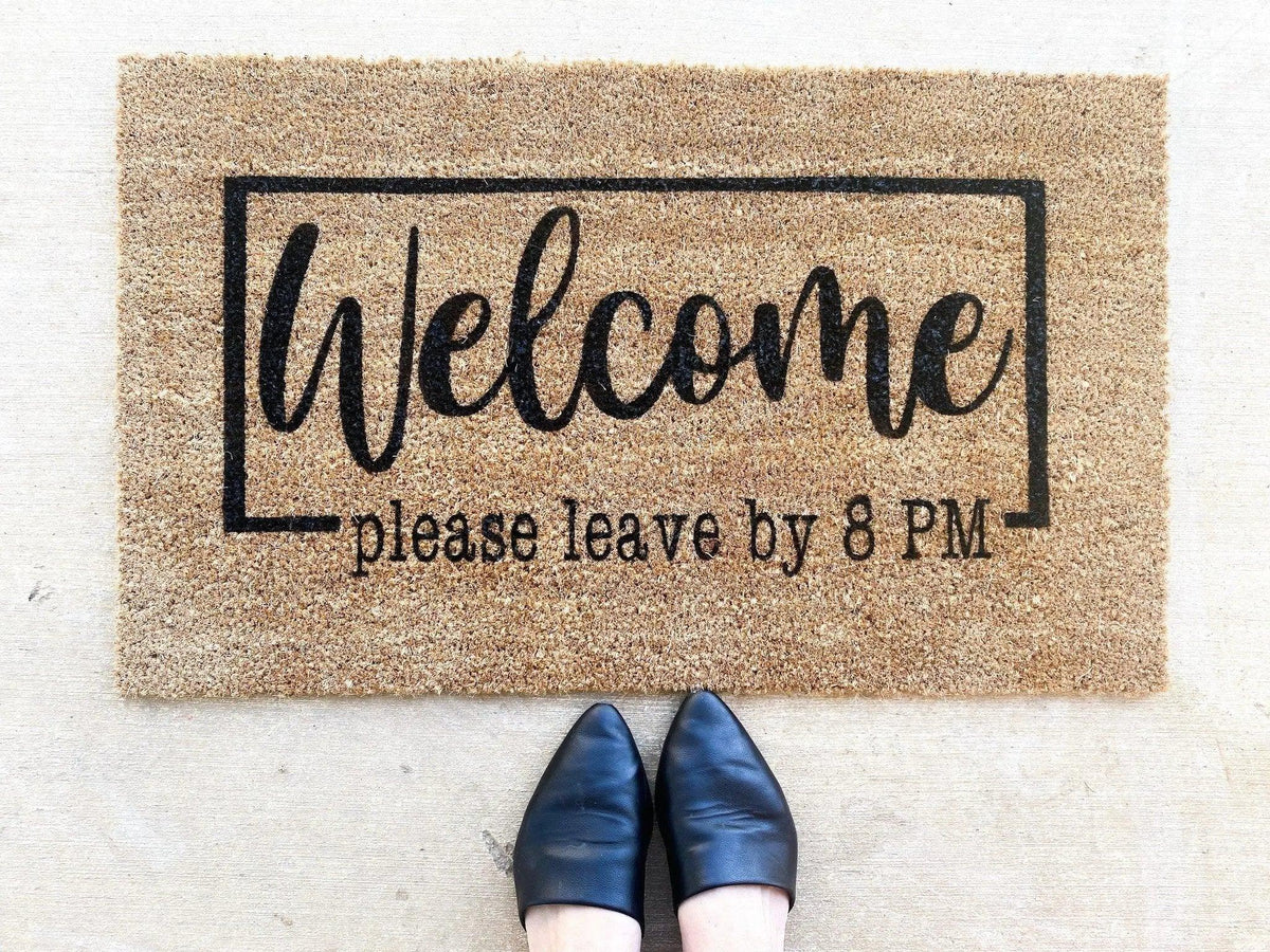 Please Leave 8pm (Doormat)