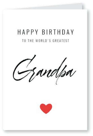 Greatest Grandpa Birthday Card