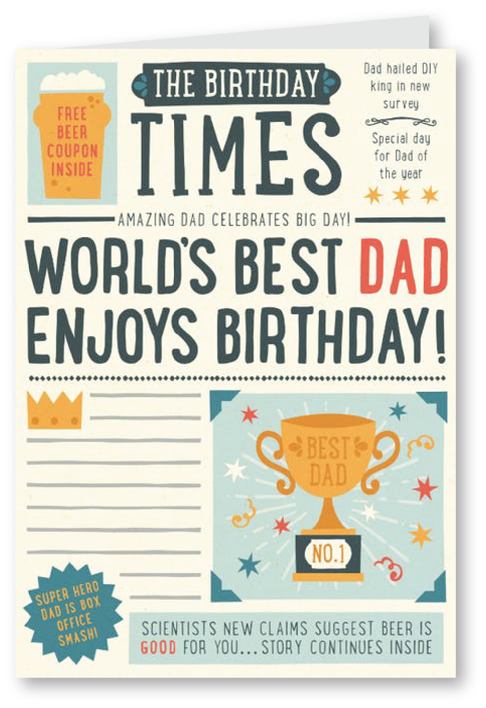 Newspaper birthday - Birthday Card